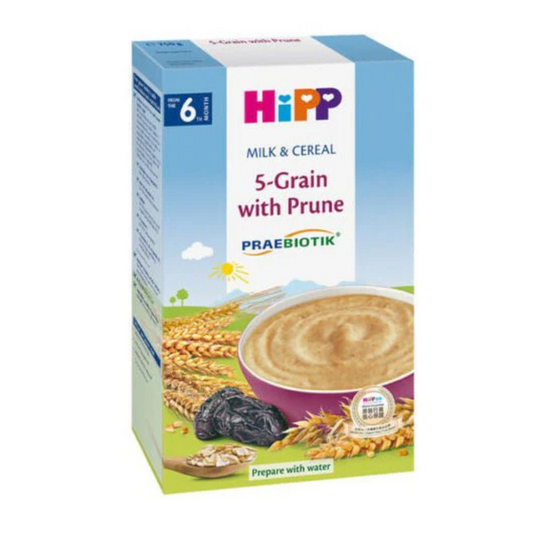 HiPP Organic 5-Grain with Prune Milk & Cereal 250 g