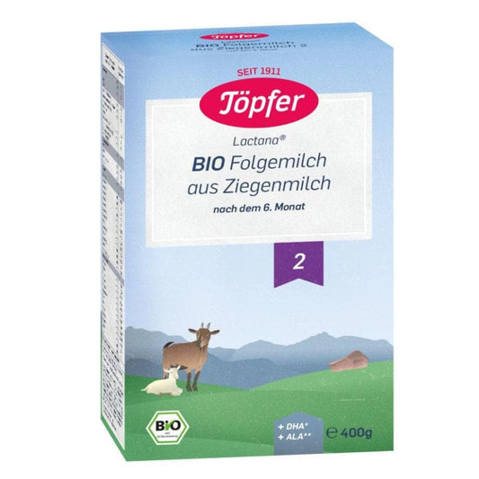 Töpfer Stage 2 Organic Follow On Goat Milk 400 g