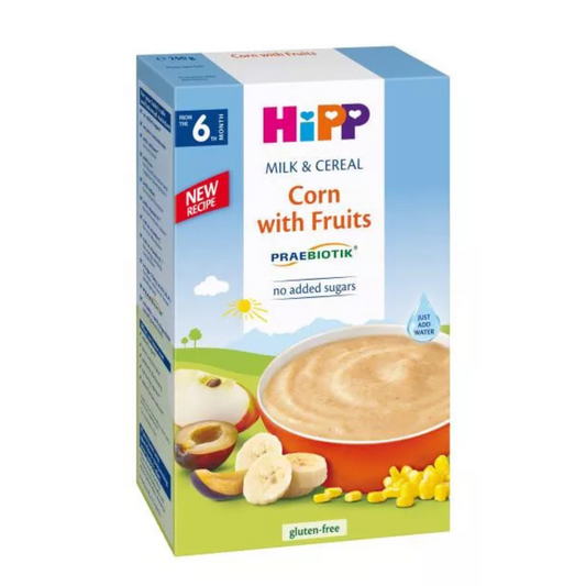 HIPP Corn with Fruits Gluten Free Milk Cereal 250 g