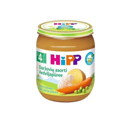HiPP Organic Mixed Vegetable Puree 125 g