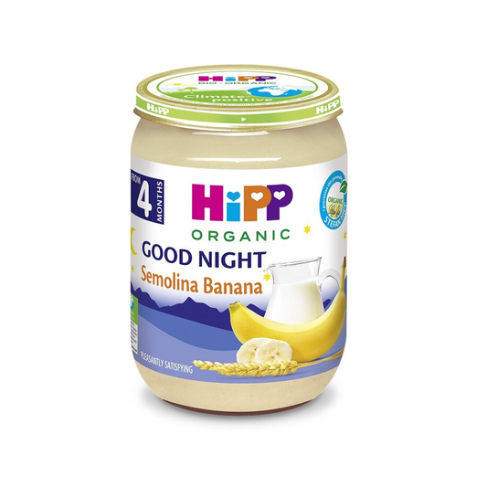 HiPP Organic Good Night Semolina Banana Puree 190 g