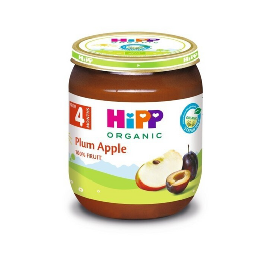 HiPP Organic Plum Apple Puree 125 g