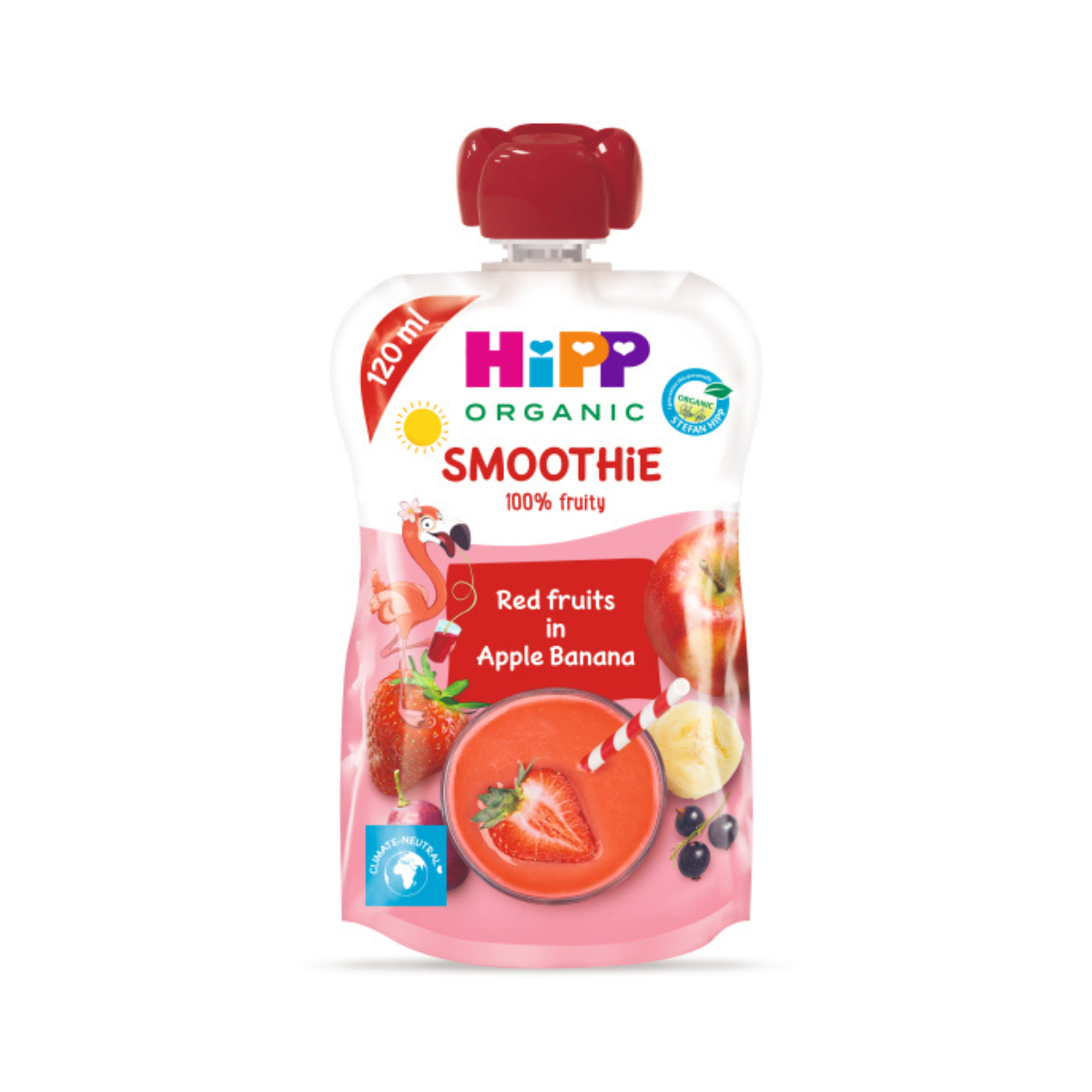 HiPP Organic Strawberry in Apple Banana Smoothie 120 ml