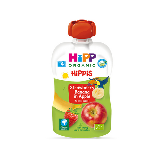 HiPP Organic Strawberry Banana in Apple Puree 100 g