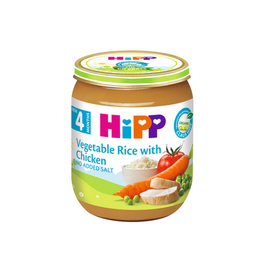 HiPP Vegetable Rice with Chicken Puree 190 g