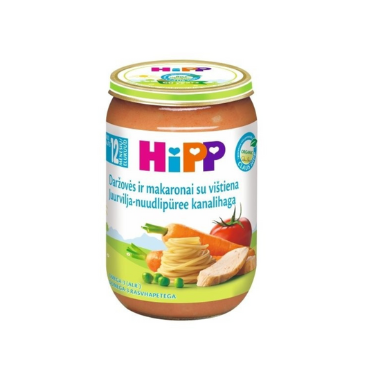 HiPP Vegetables and Pasta with Chicken Puree 220 g