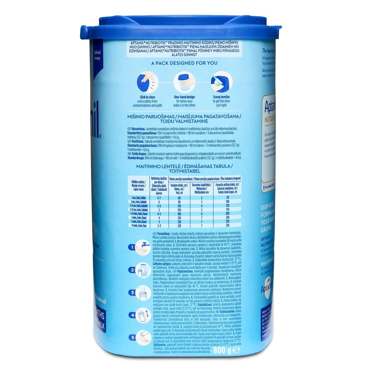 Aptamil Stage 1 Nutri-Biotik Formula 800g