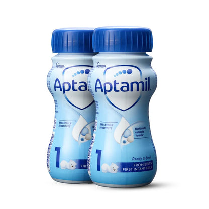 Aptamil Stage 1 Ready to Feed Baby Formula 400ml (2 x 200ml)