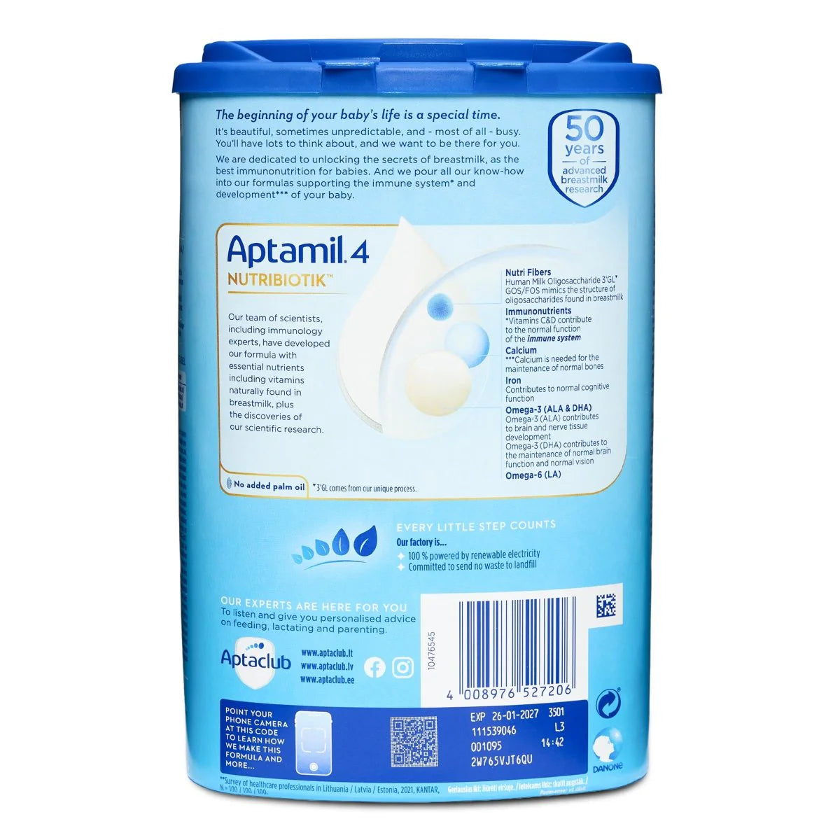 Aptamil Stage 4 Nutri-Biotik Formula 800g