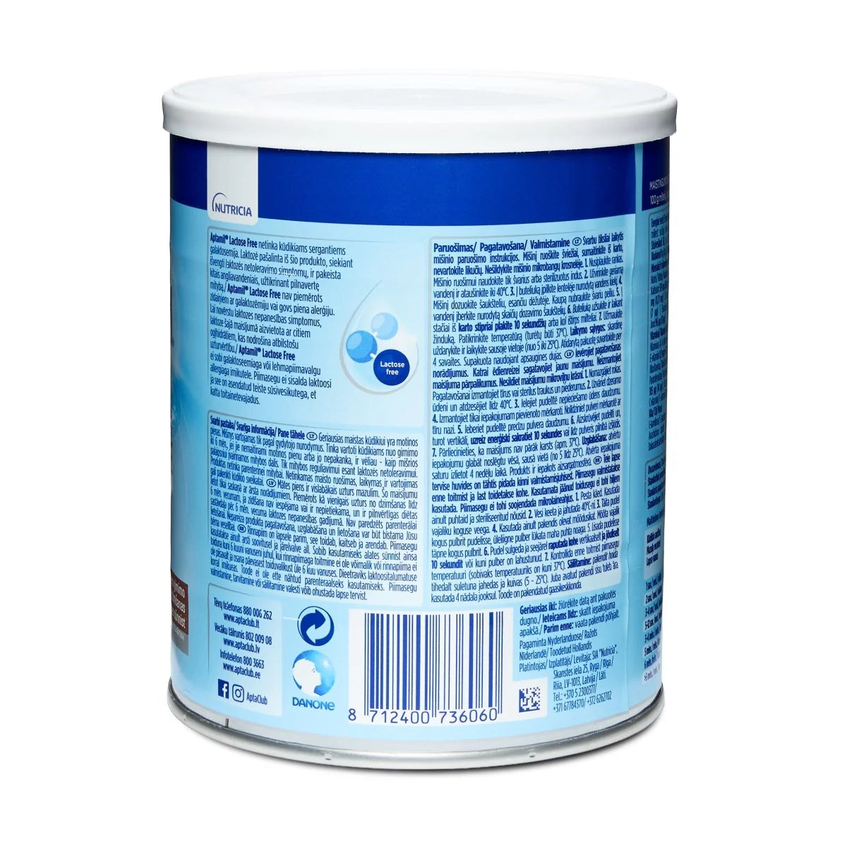 Aptamil Lactose Free Formula 400g
