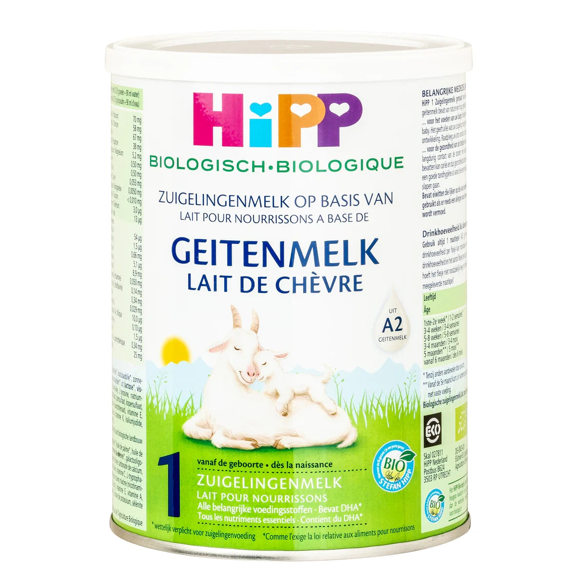 HiPP Dutch Goat Milk - Stage 1 organic baby formula from birth