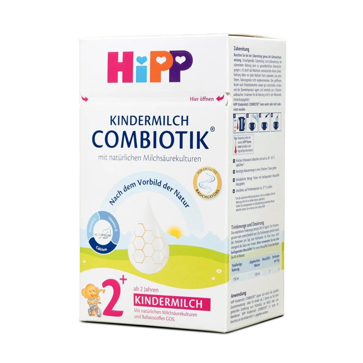 HiPP German 2+ Years Kindermilch Combiotic Formula 600g