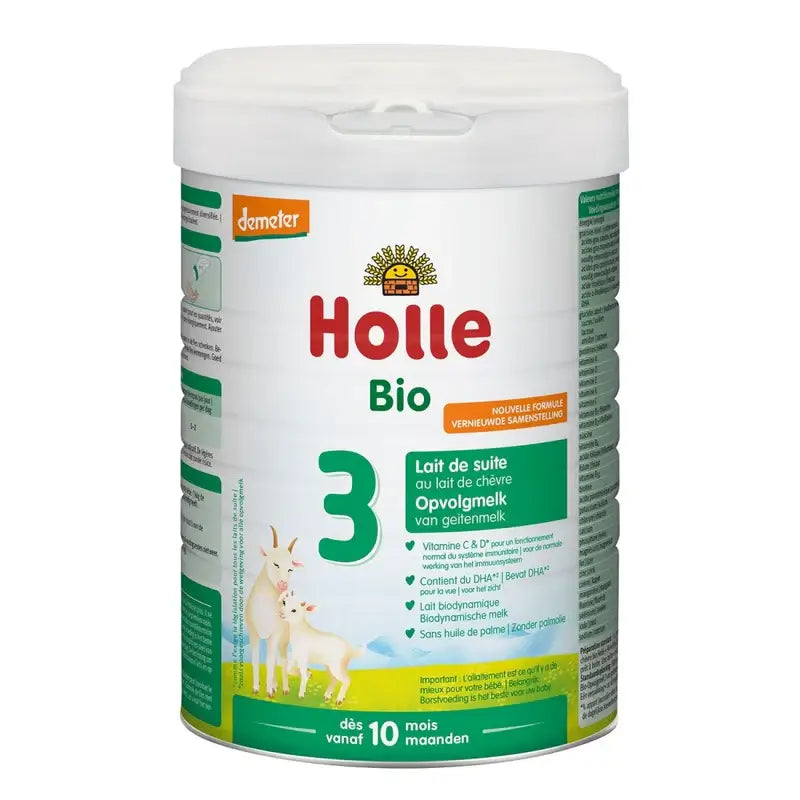 Holle Dutch Stage 3 Organic Goat Milk Baby Formula 800g