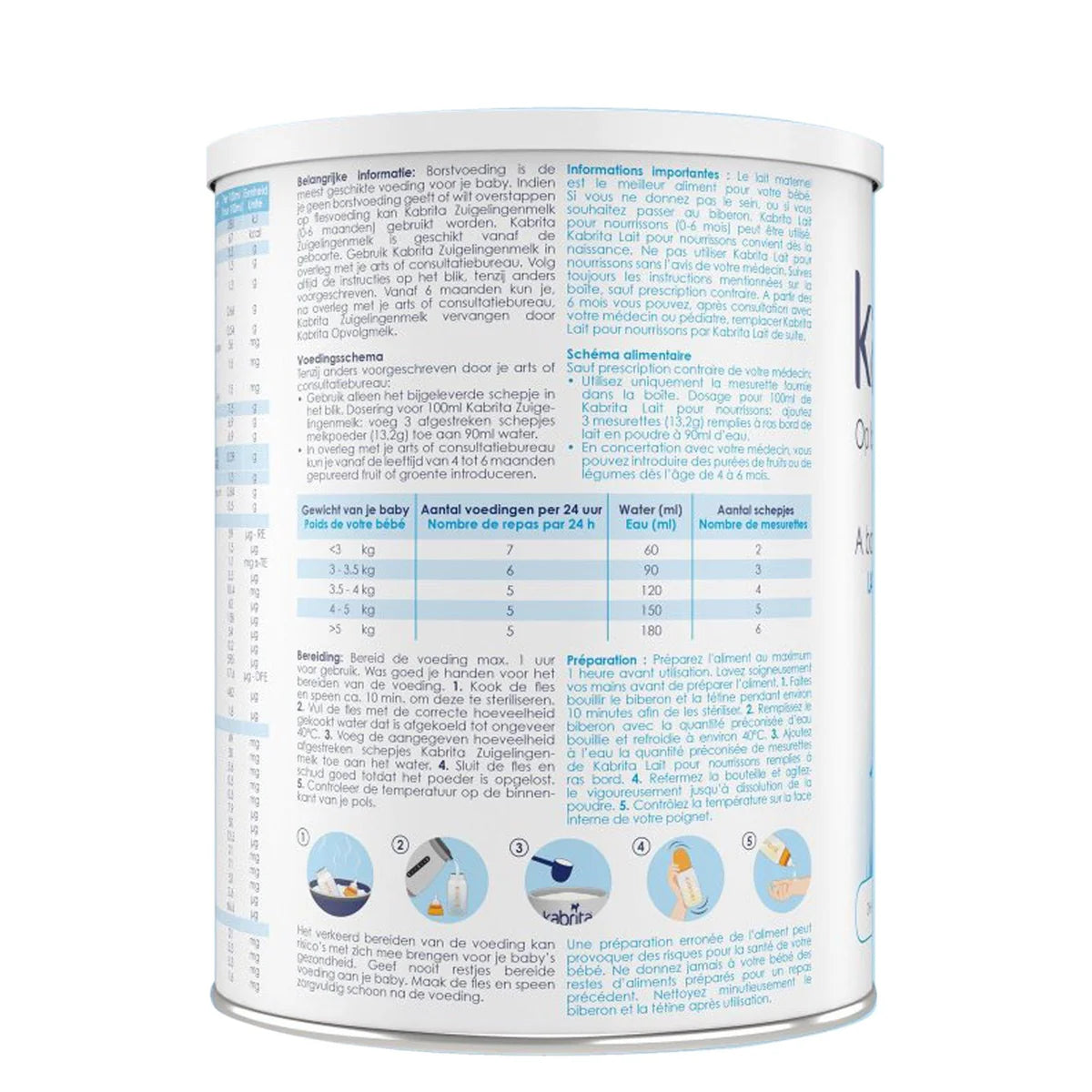 Kabrita Stage 1 Infant Goat Milk Formula 400 g