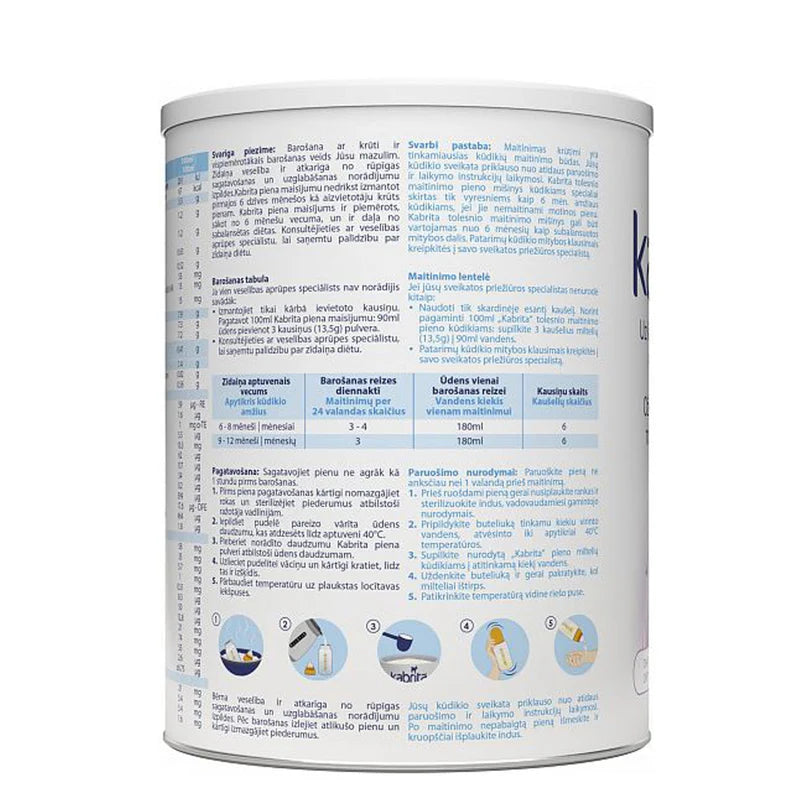 Kabrita Stage 2 Follow On Goat Milk Infant Formula 400 g