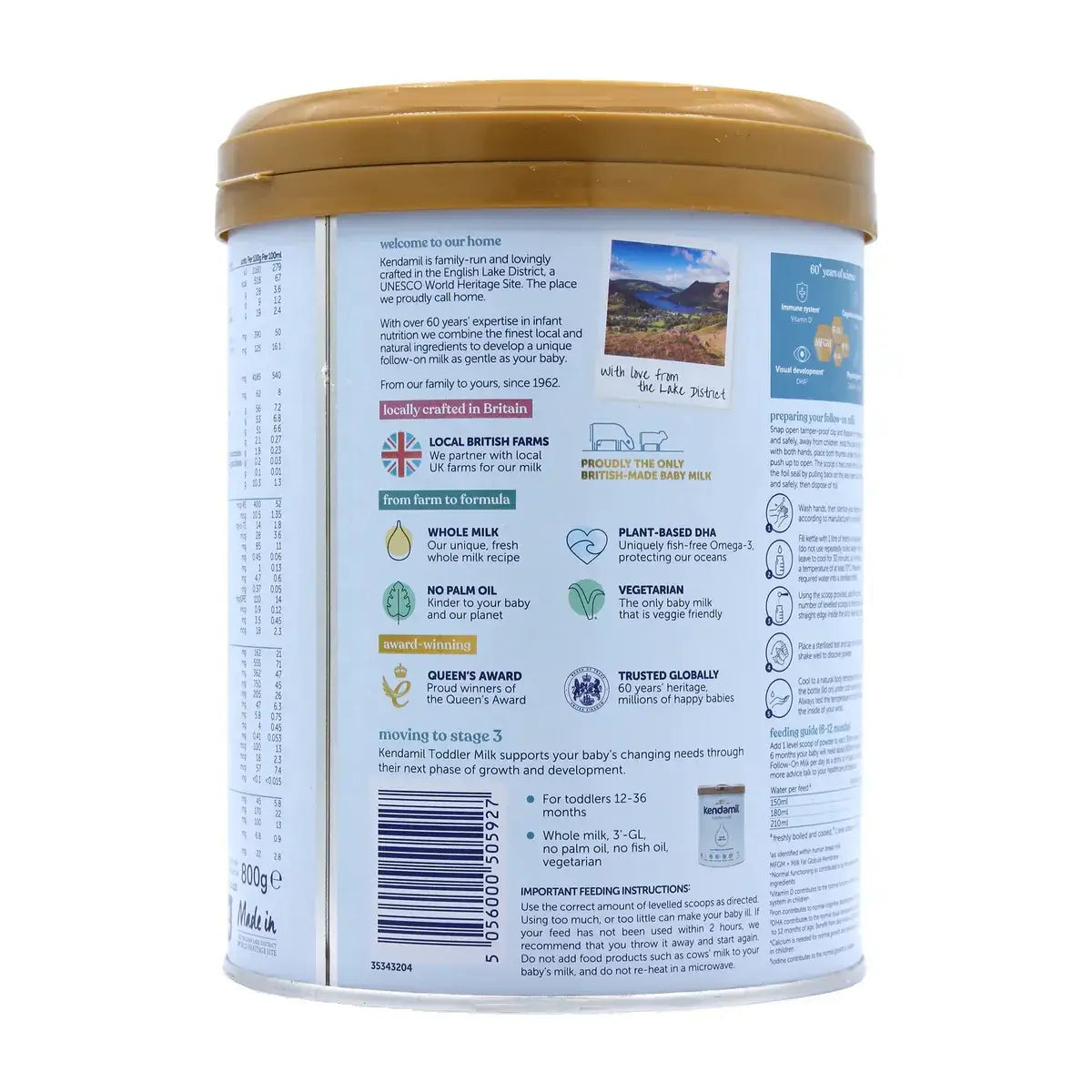 Kendamil Stage 2 Premium Baby Formula 800g