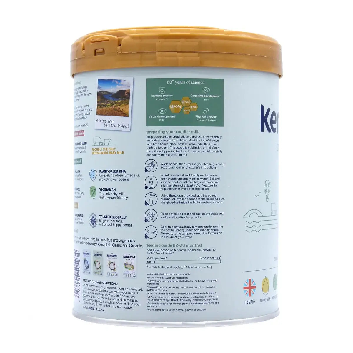 Kendamil Stage 3 Premium Baby Formula 800g