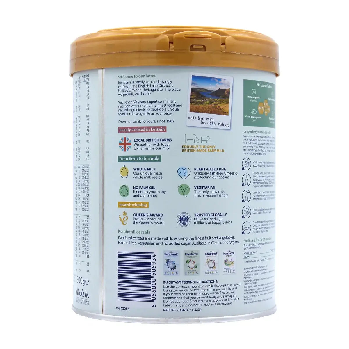 Kendamil Stage 3 Premium Baby Formula 800g