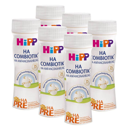 HiPP German Stage PRE Hypoallergenic (HA) Ready to Feed Organic Baby Formula 200ml (18 PACK)