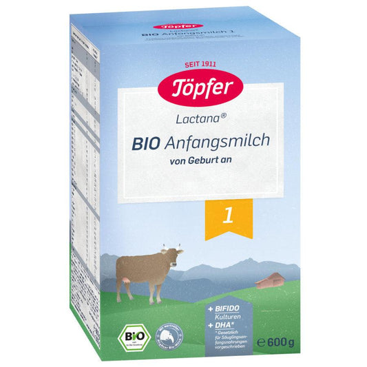Töpfer Stage 1 Organic Infant Milk 600 g