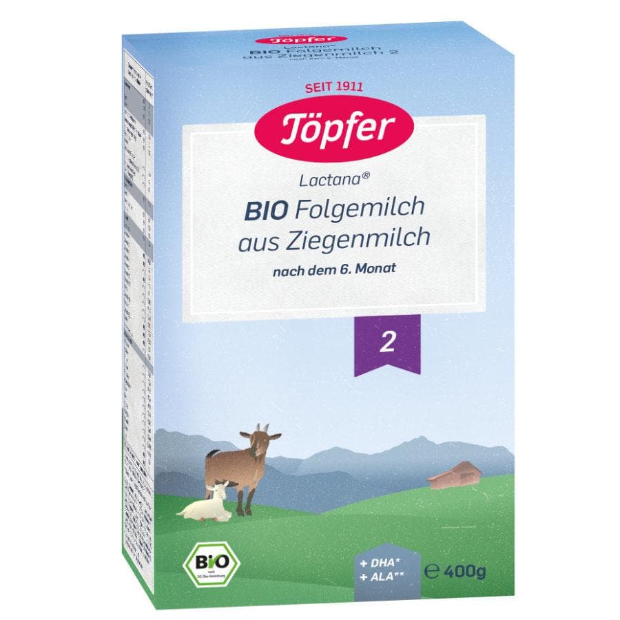 Töpfer Stage 2 Organic Follow On Goat Milk 400 g